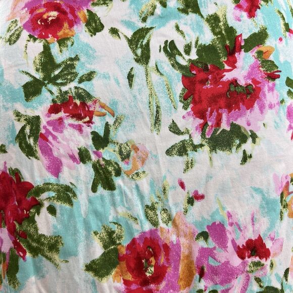 Stop Staring Billion Dollar Baby Dress Size M Watercolor Floral Wiggle Pinup - Picture 9 of 10